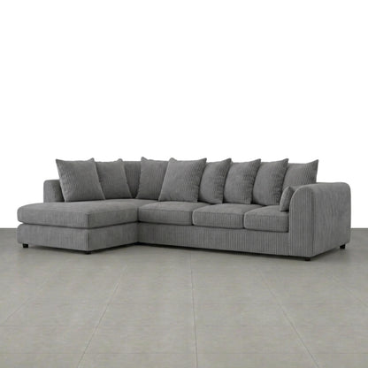 XL Left Hand Facing Charcoal Grey