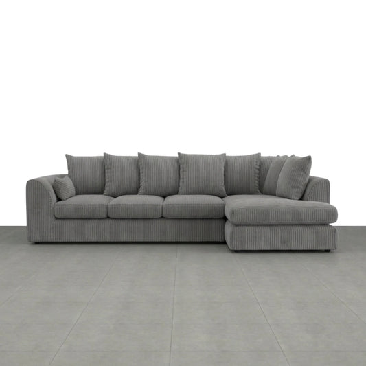 XL Right Hand Facing Charcoal Grey