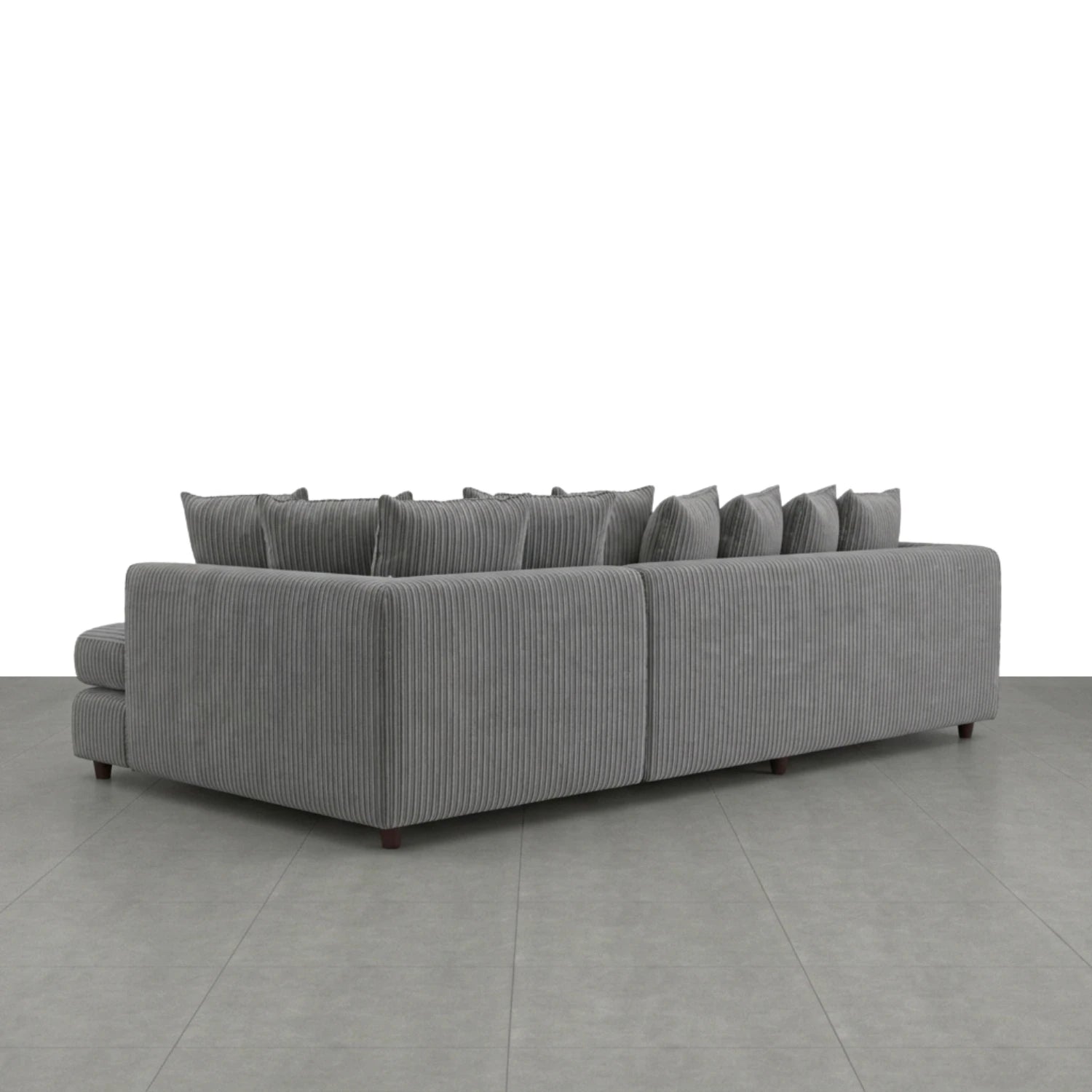 XL Right Hand Facing Charcoal Grey