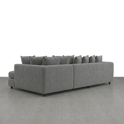 XL Right Hand Facing Charcoal Grey