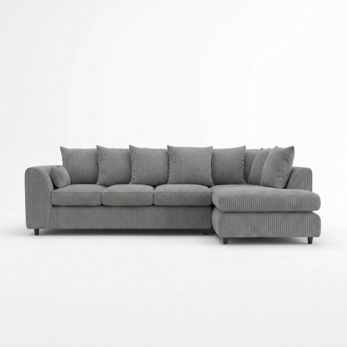 XL Right Hand Facing Charcoal Grey