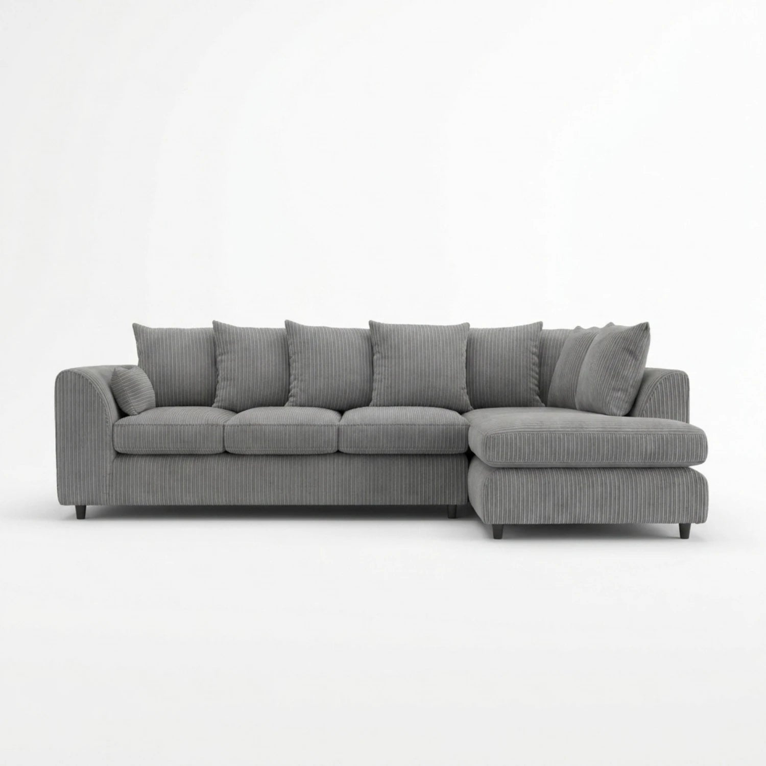 XL Right Hand Facing Charcoal Grey