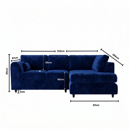 Right Hand Facing  Midnight Blue