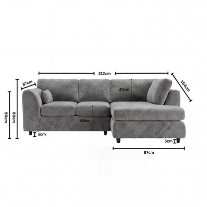 Right Hand Facing  Light Grey
