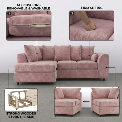 Left  Hand Facing  Pink