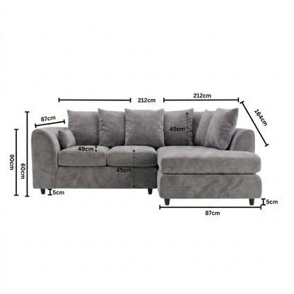 Right Hand Facing  light grey