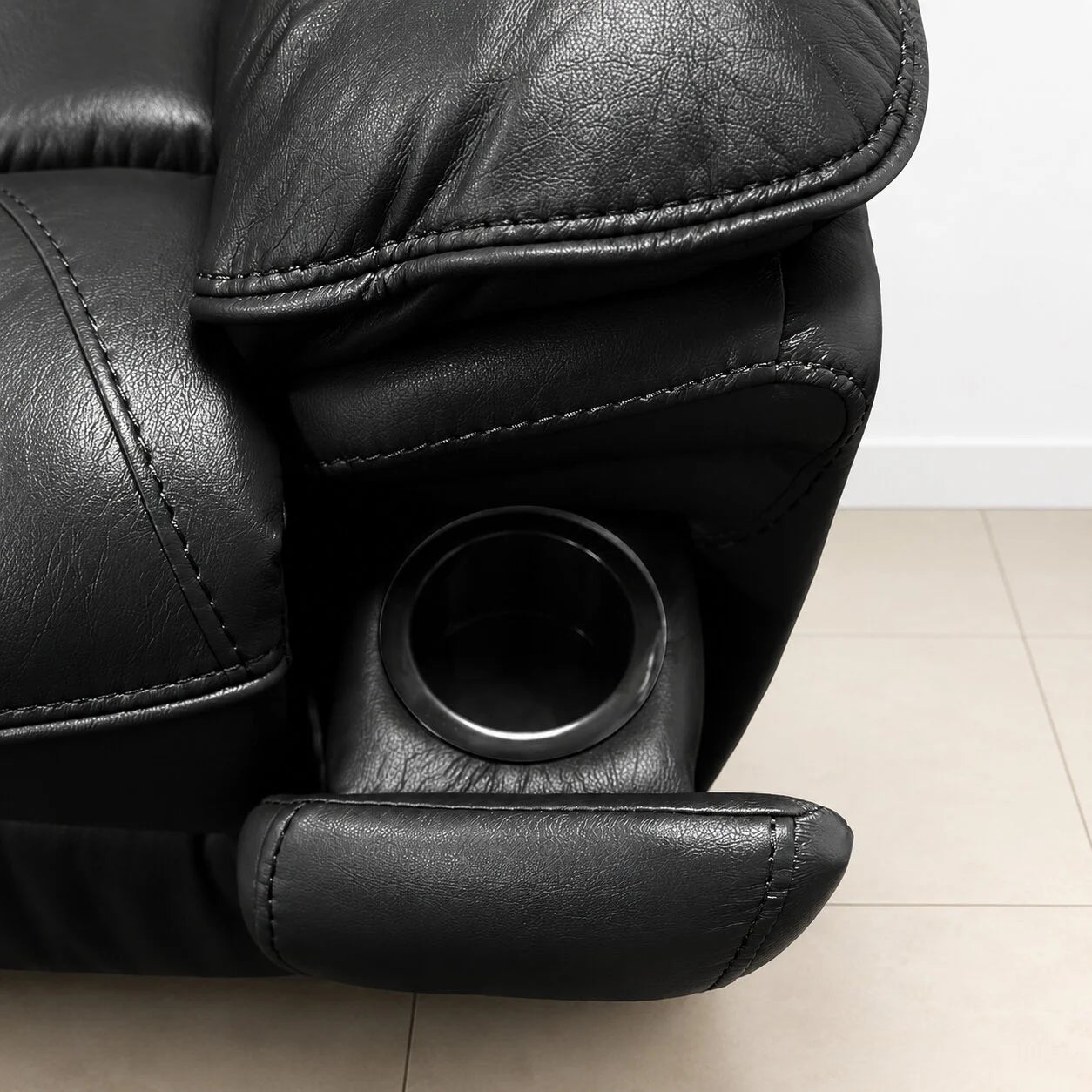 2 seater black