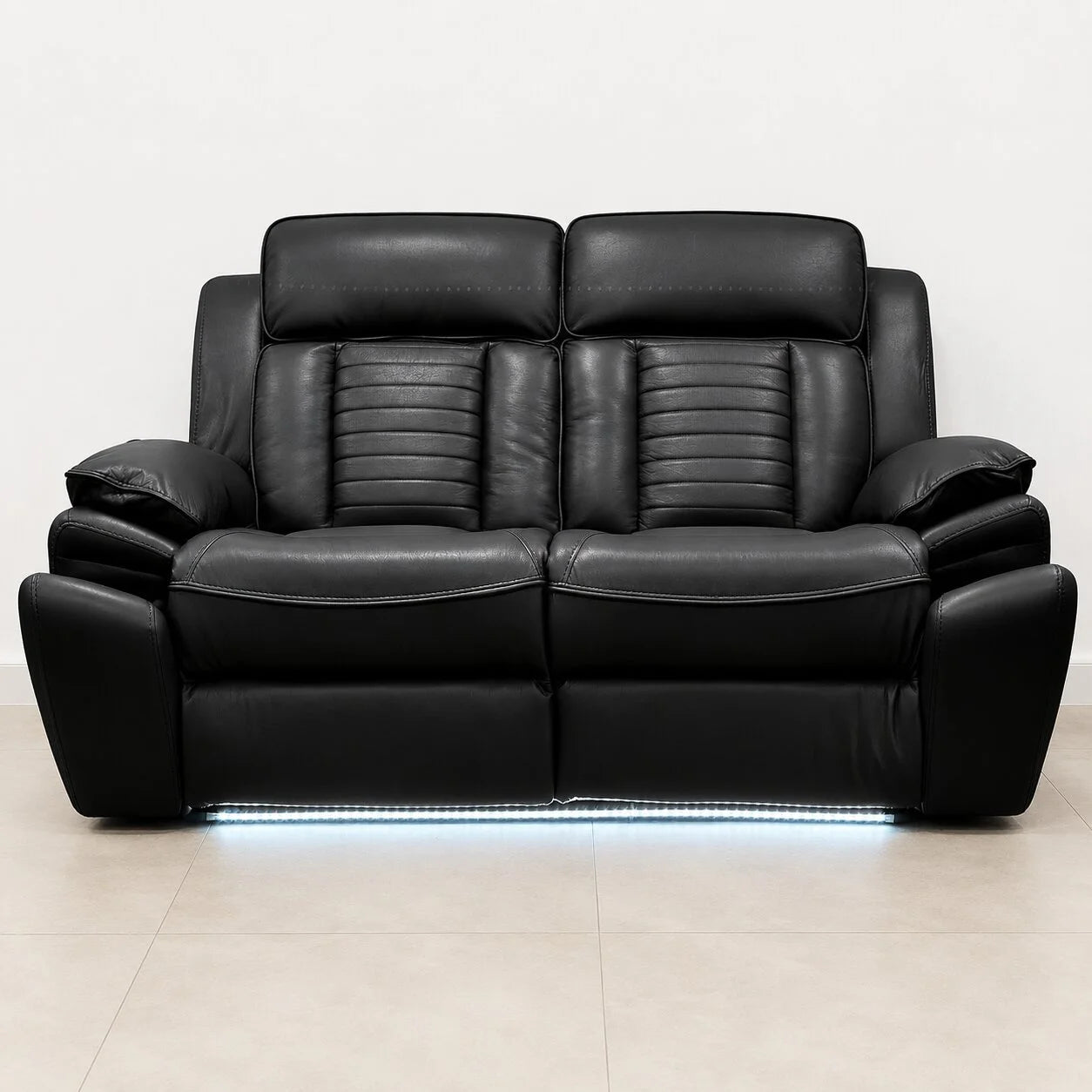 2 seater black