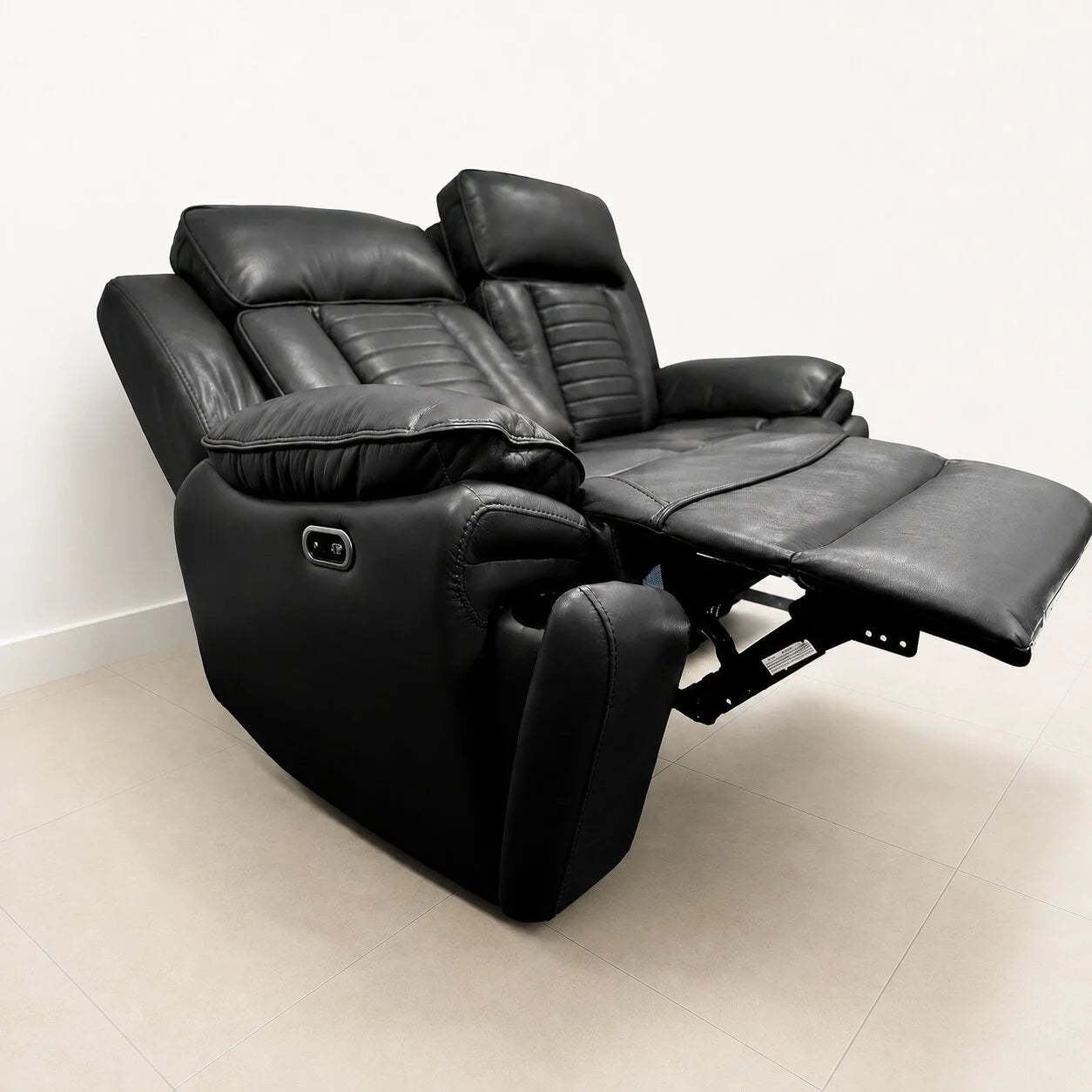 2 seater black