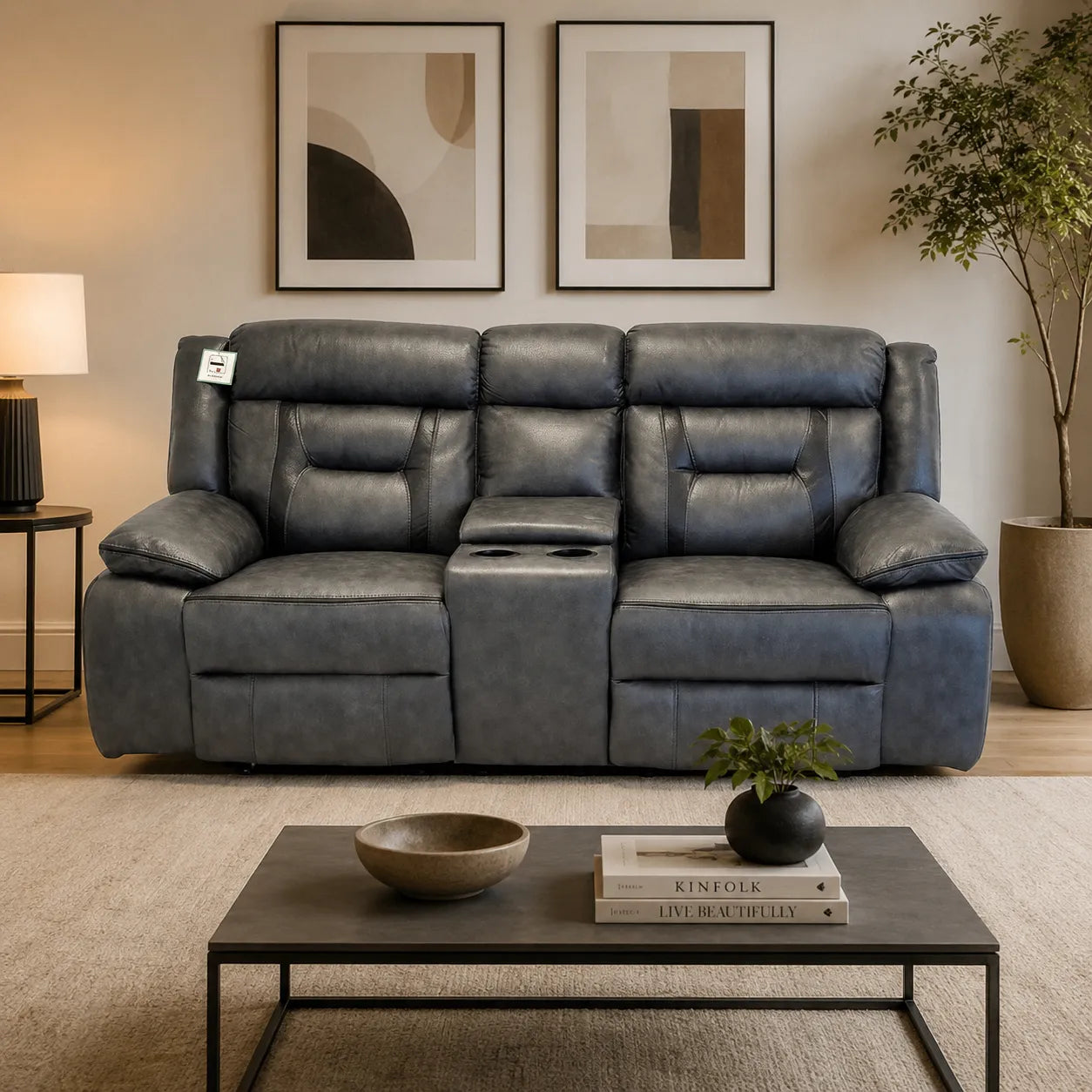 2 Seater Grey