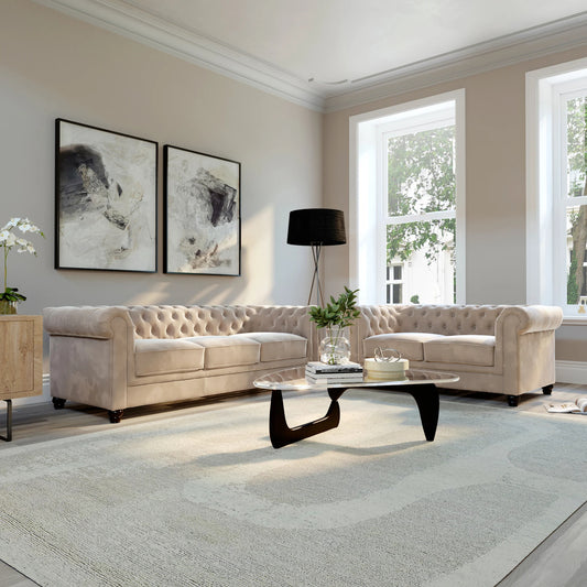 3 + 2 Seater Cream