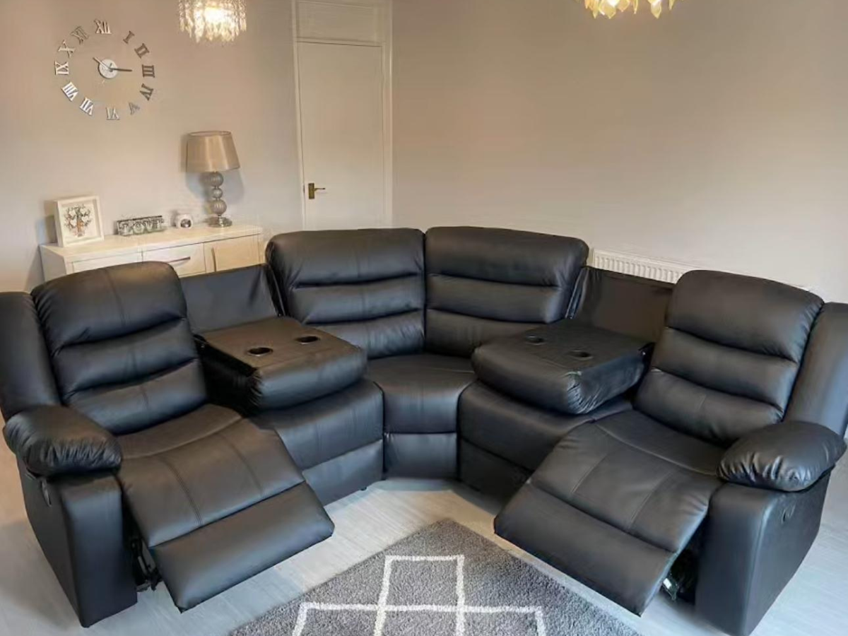 Model R RECLINER CORNER SOFA - Gamzo Outlet