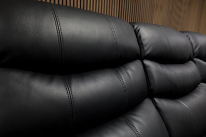 3 seater black