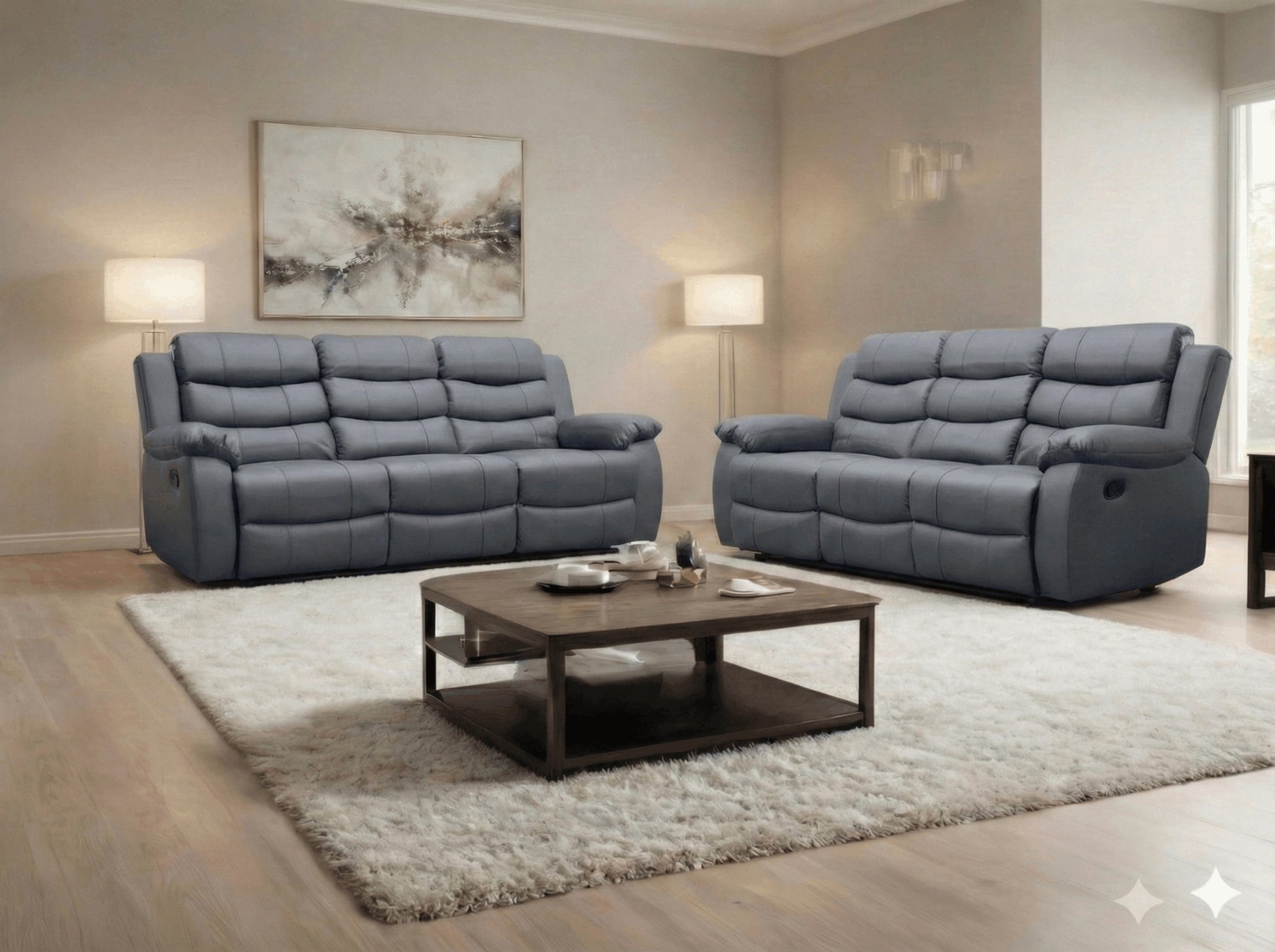 3 + 2 seater Grey