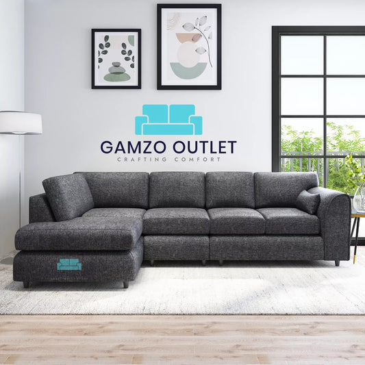 Lisbon Full Back XL L Shape Sofa