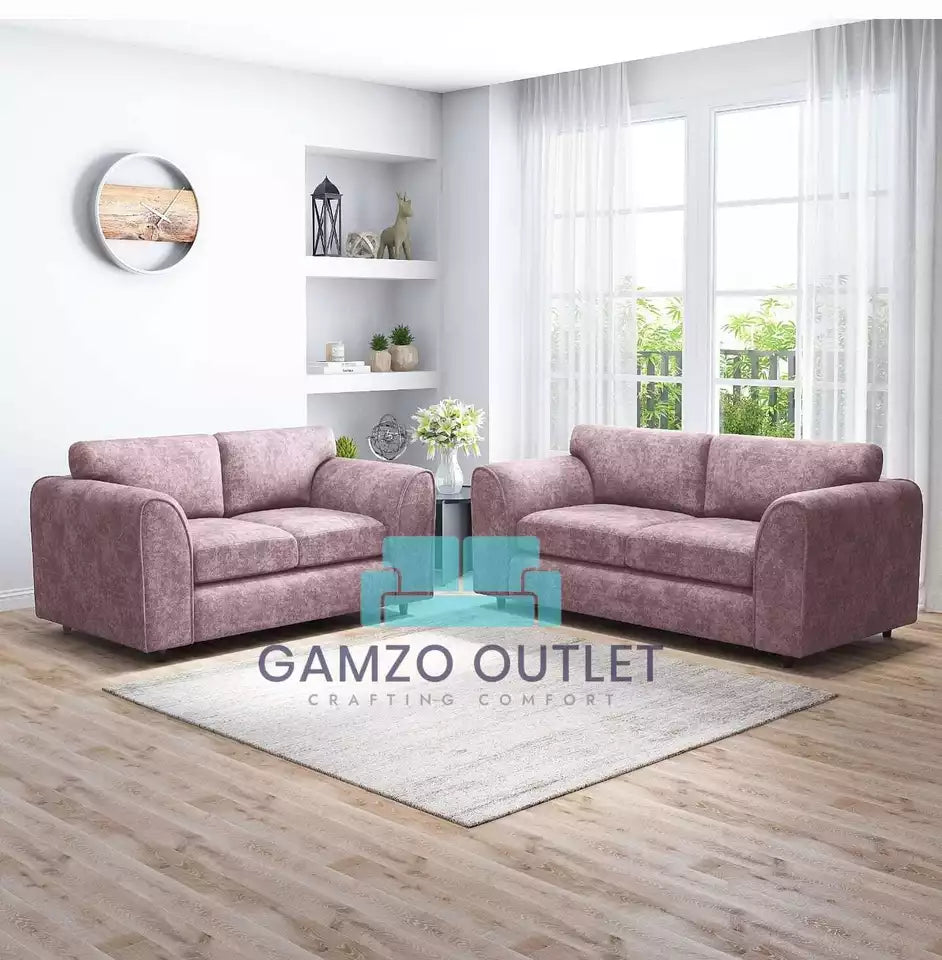 ALASKA FABRIC 3 + 2 SEATER FULL BACK SOFA