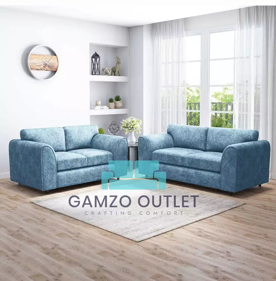ALASKA FABRIC 3 + 2 SEATER FULL BACK SOFA