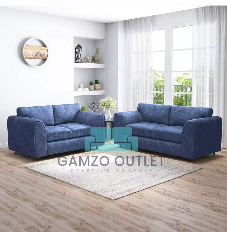ALASKA FABRIC 3 + 2 SEATER FULL BACK SOFA