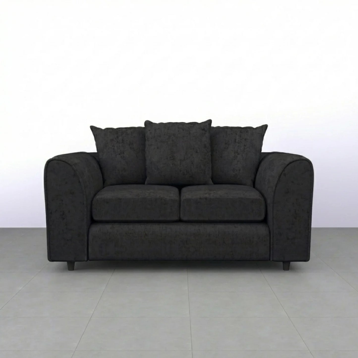 2 Seater Black