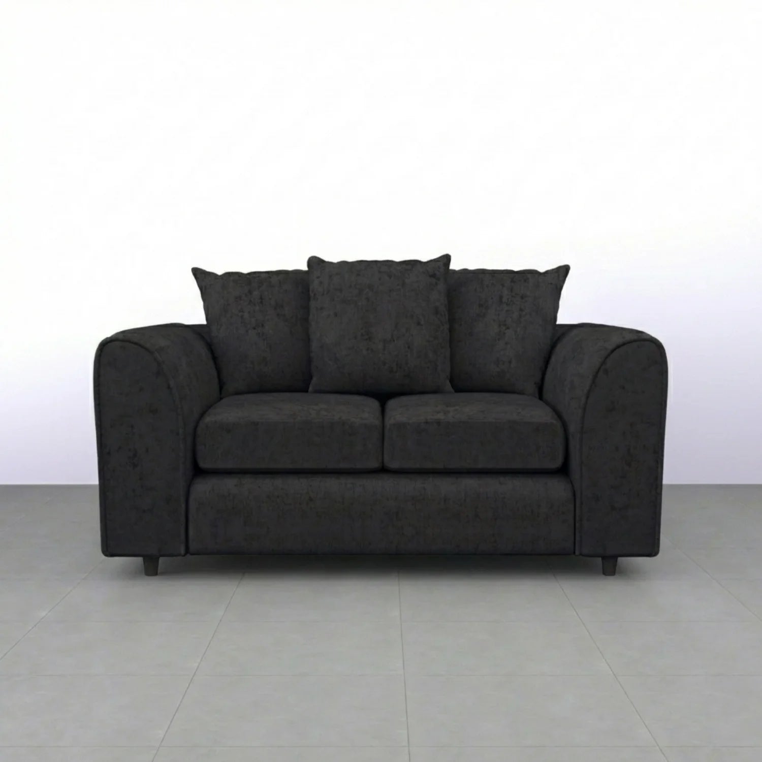2 Seater Black