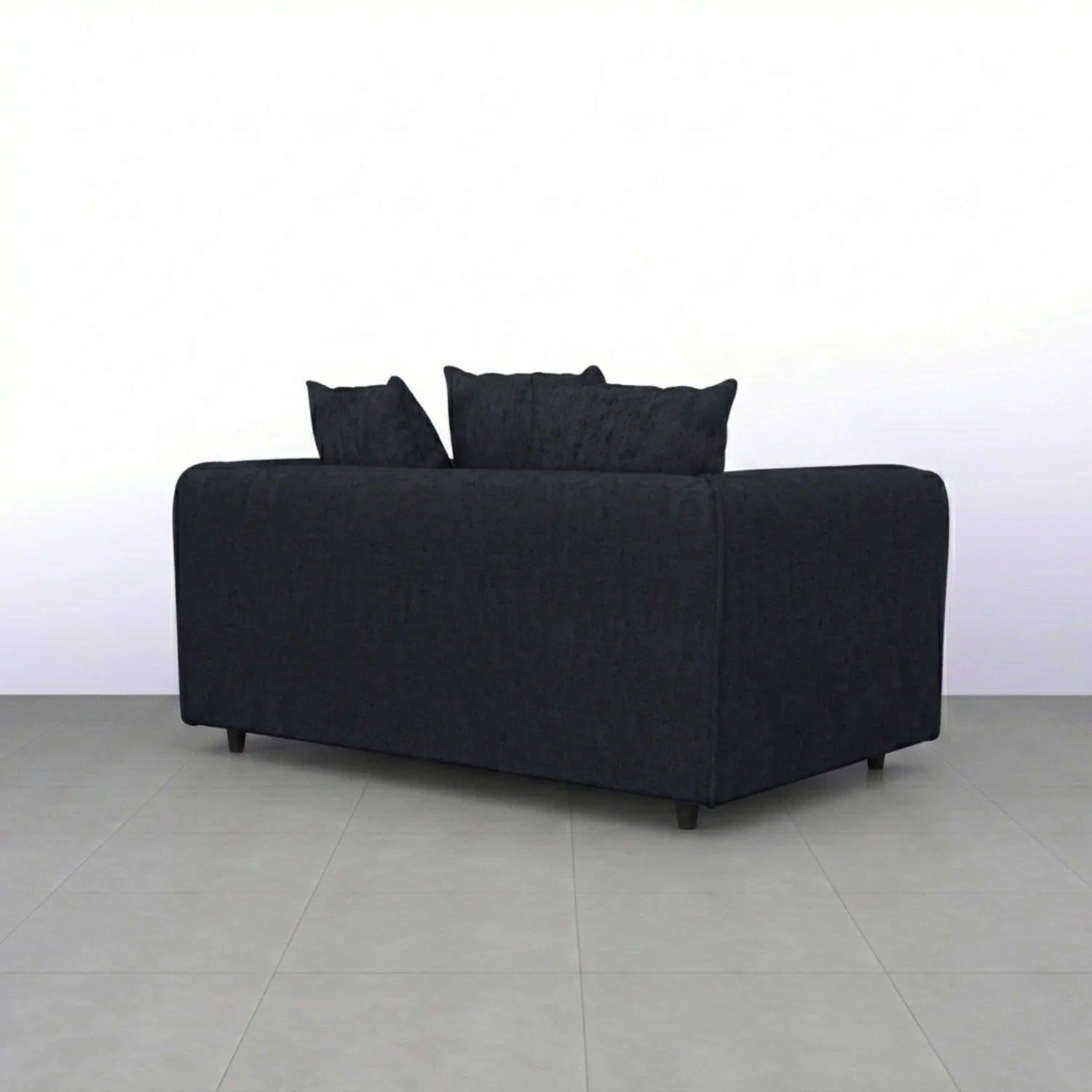 2 Seater Black