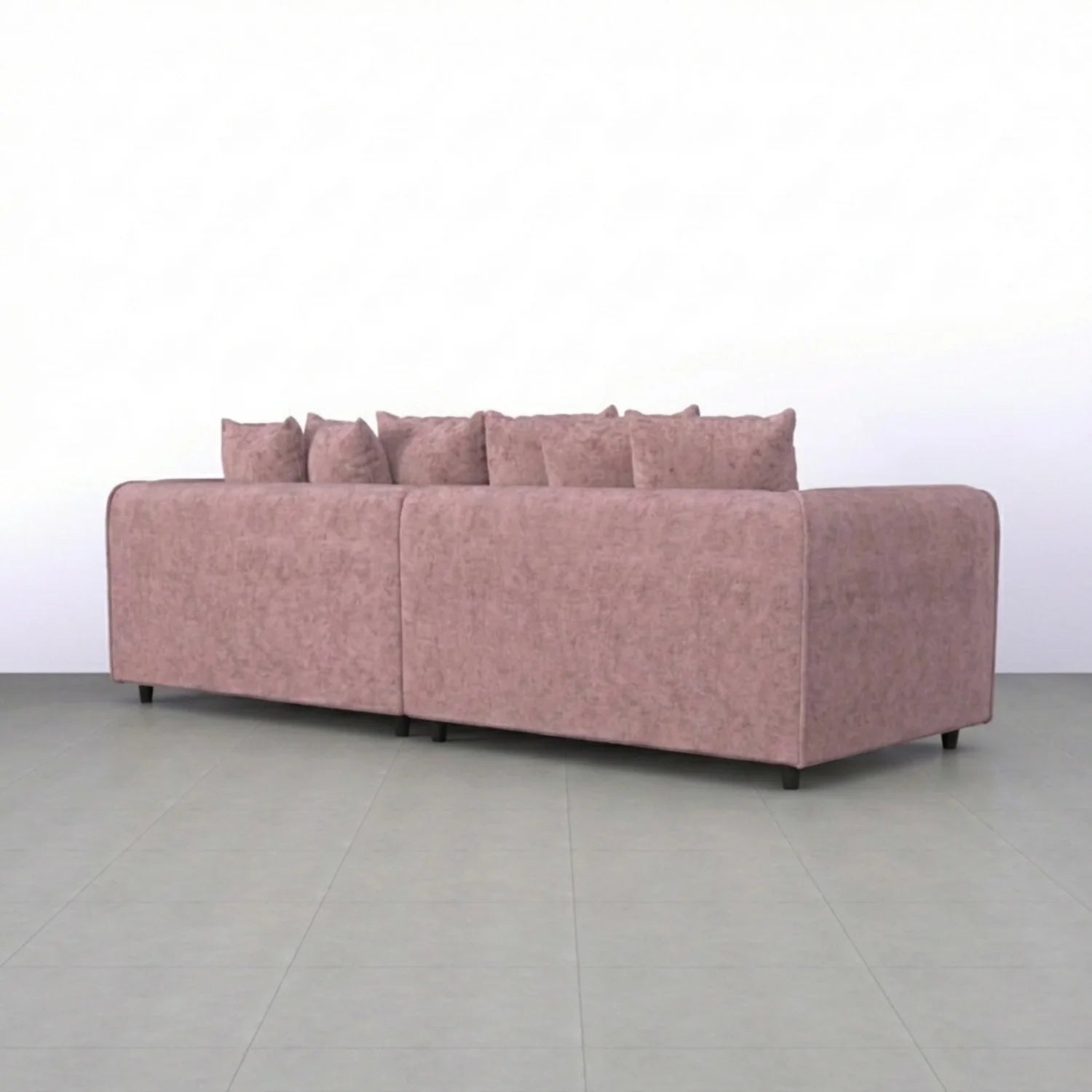 Gamzo Outlet Alaska Fabric 4 Seater Scatter Back Corner Sofa with plush cushions and modern design, ideal for living rooms.