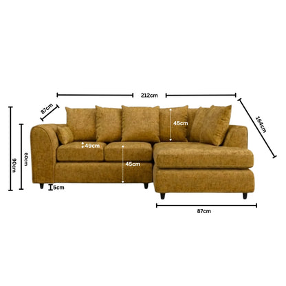 Right Hand Facing Mustard