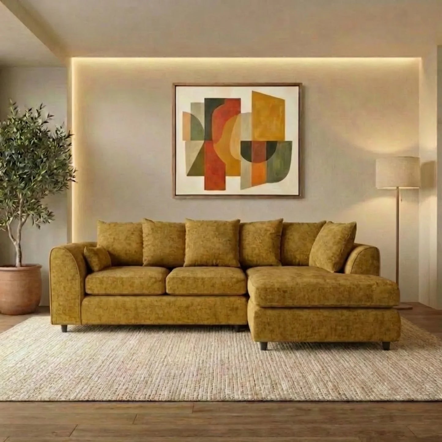 Right Hand Facing Mustard