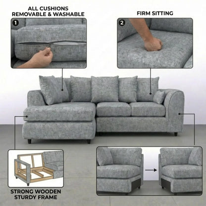 Left Hand Facing Light Grey