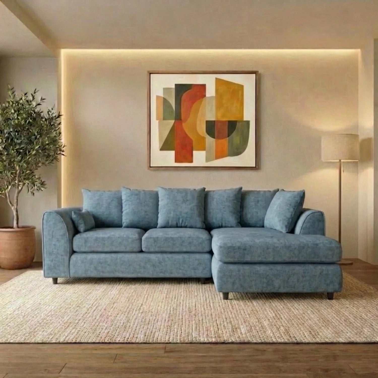 Right Hand Facing Sky Blue