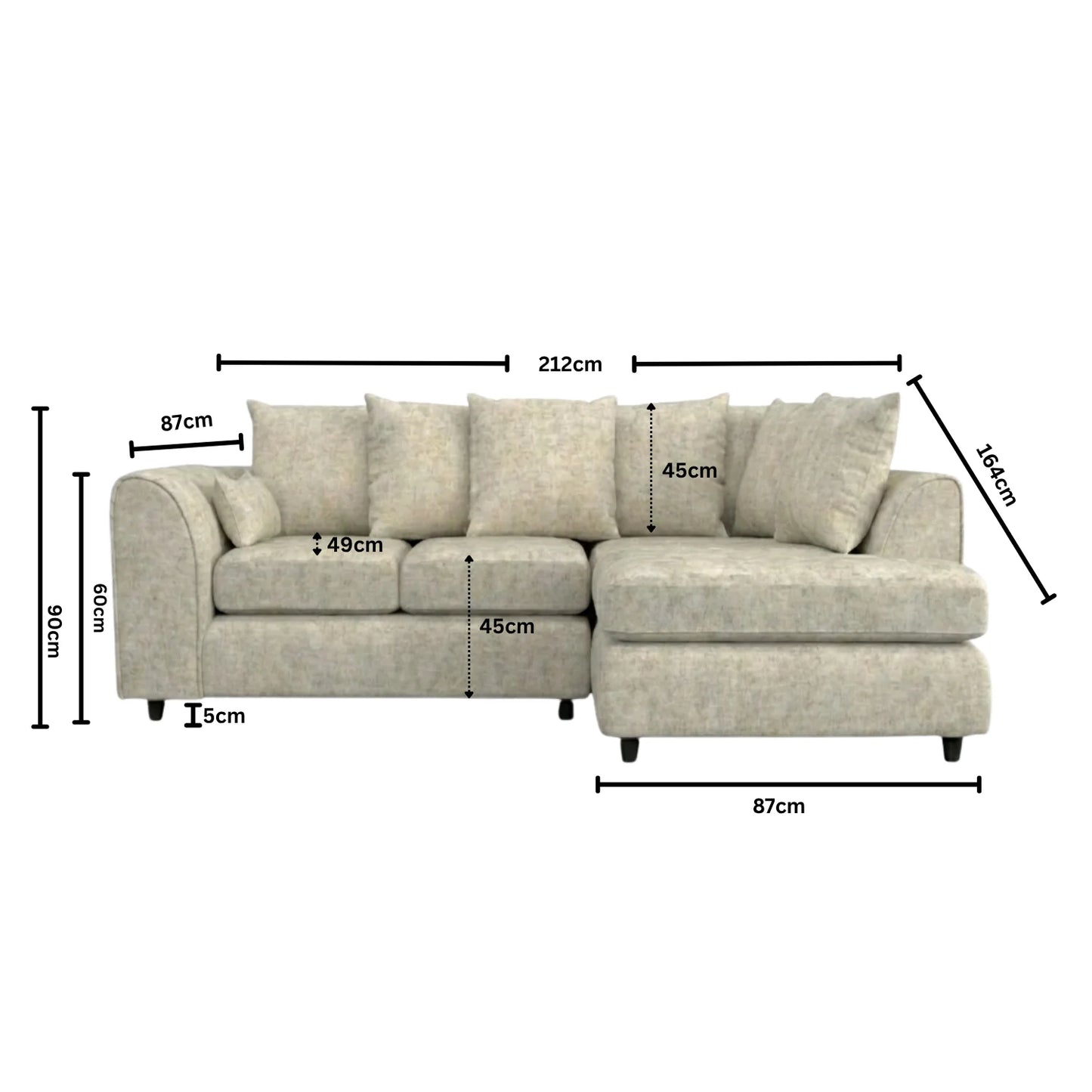 Right Hand Facing Cream