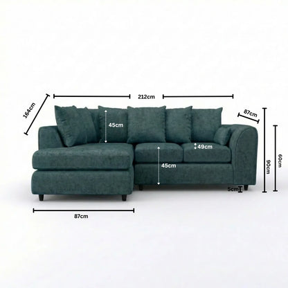 Left Hand Facing Teal