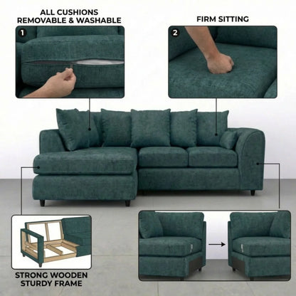 Left Hand Facing Teal