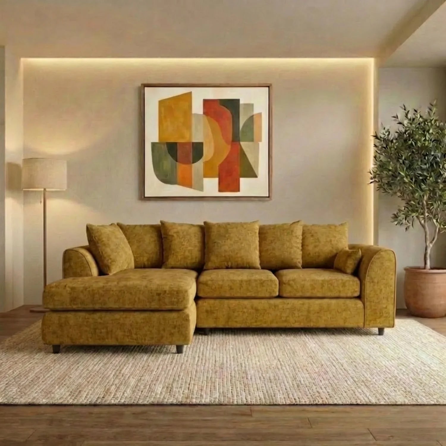 Left Hand Facing Mustard