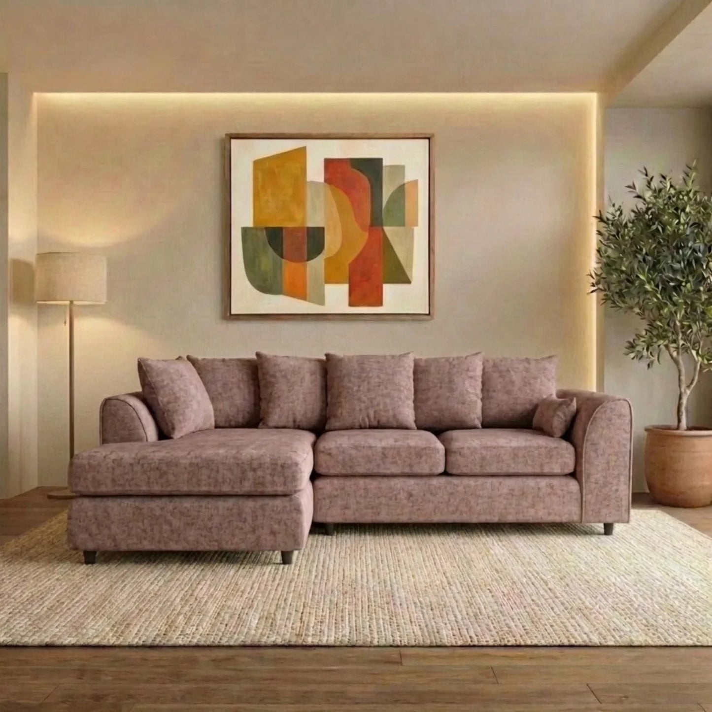 Left Hand Facing Pink