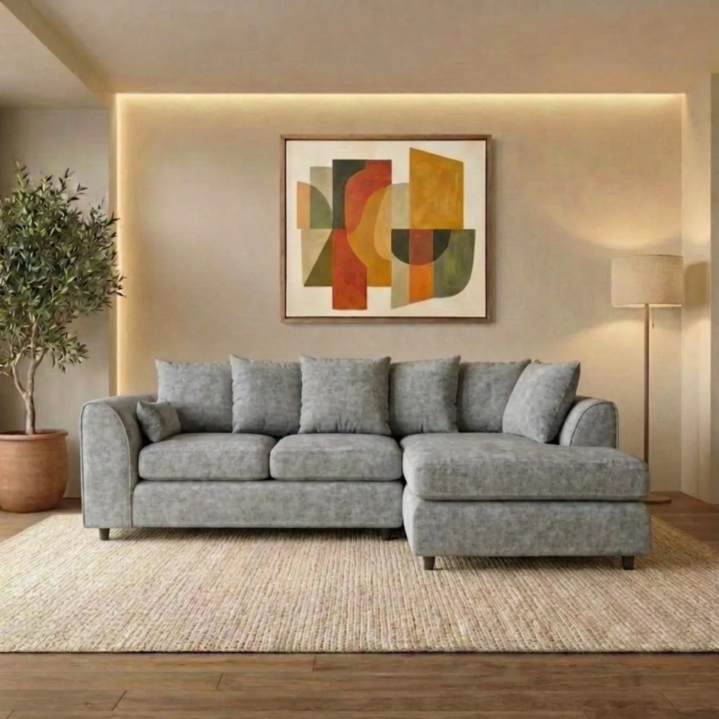 Right Hand Facing Light Grey