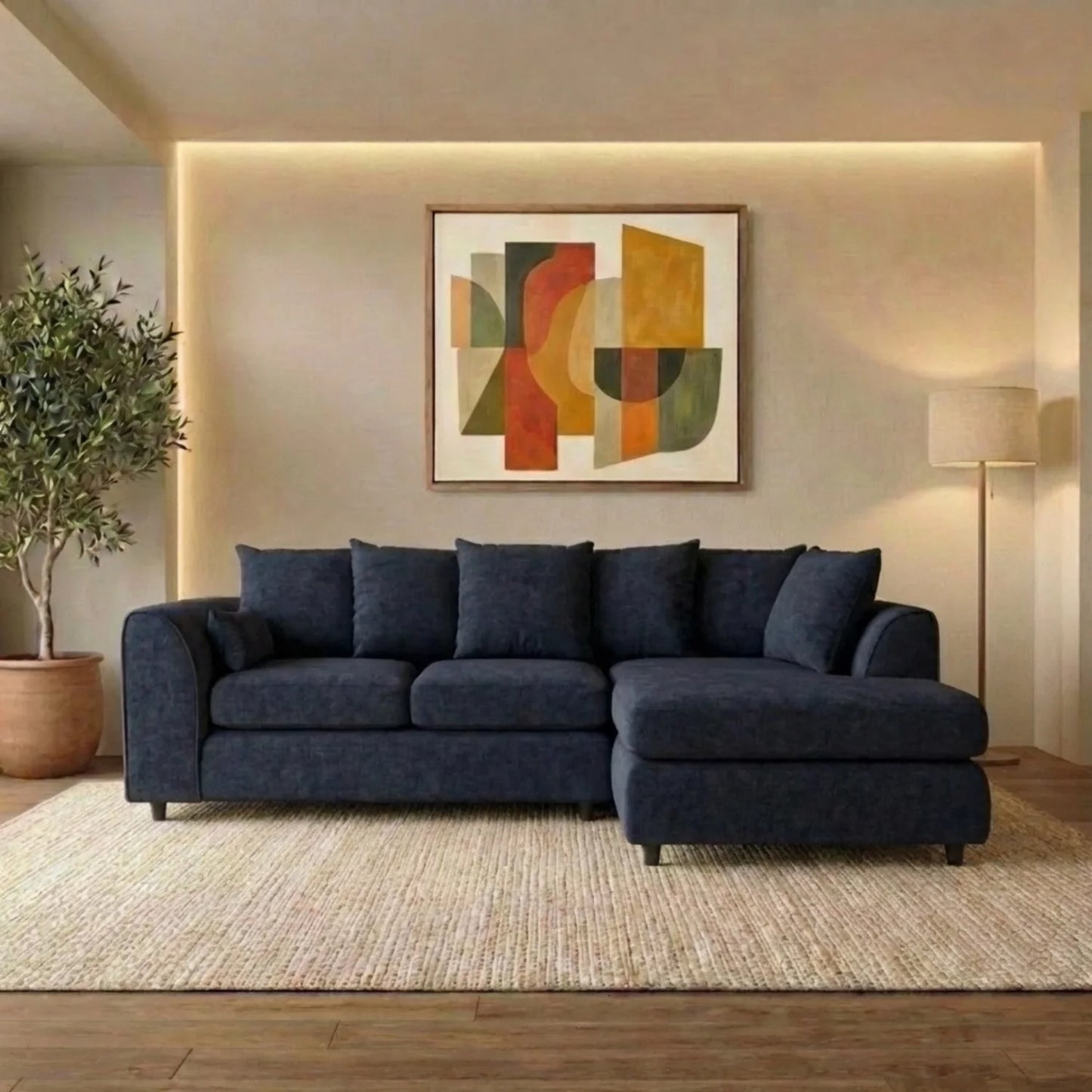 Right Hand Facing Midnight Blue