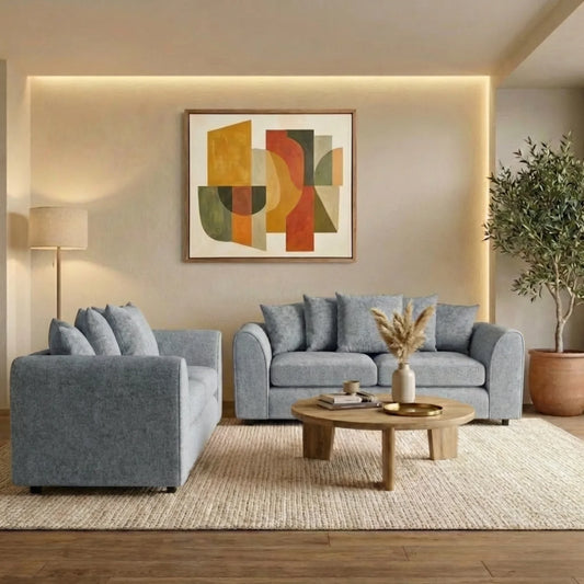 3 + 2 Seater Light Grey