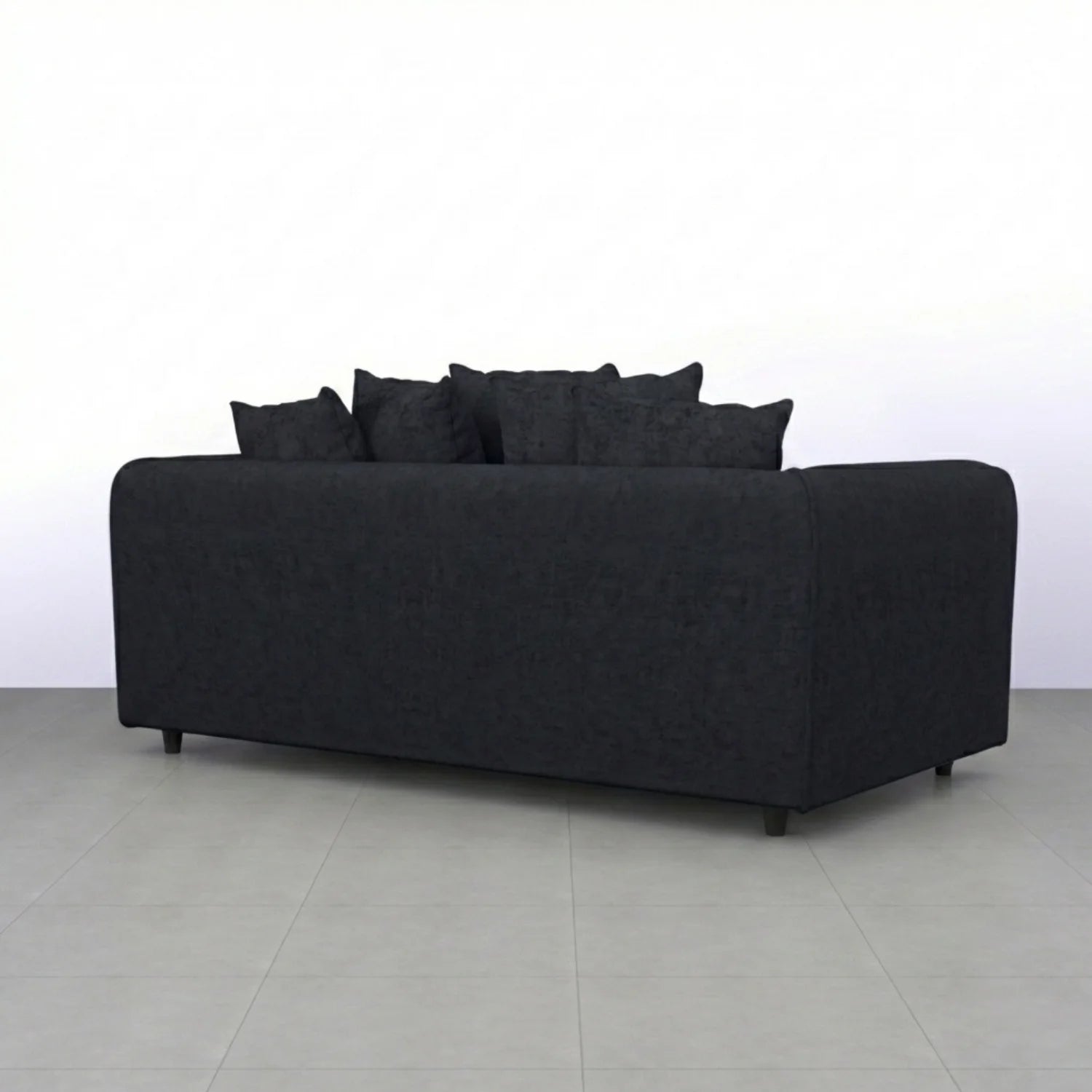 3 + 2 Seater Black
