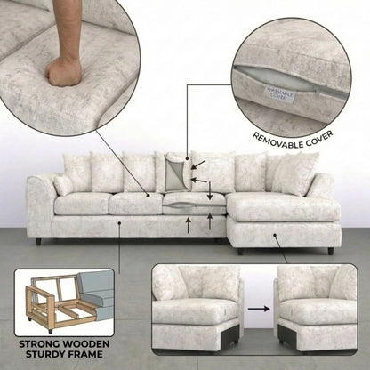 XL Right Hand Facing Cream