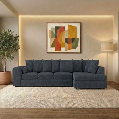 XL Right Hand Facing Dark Grey