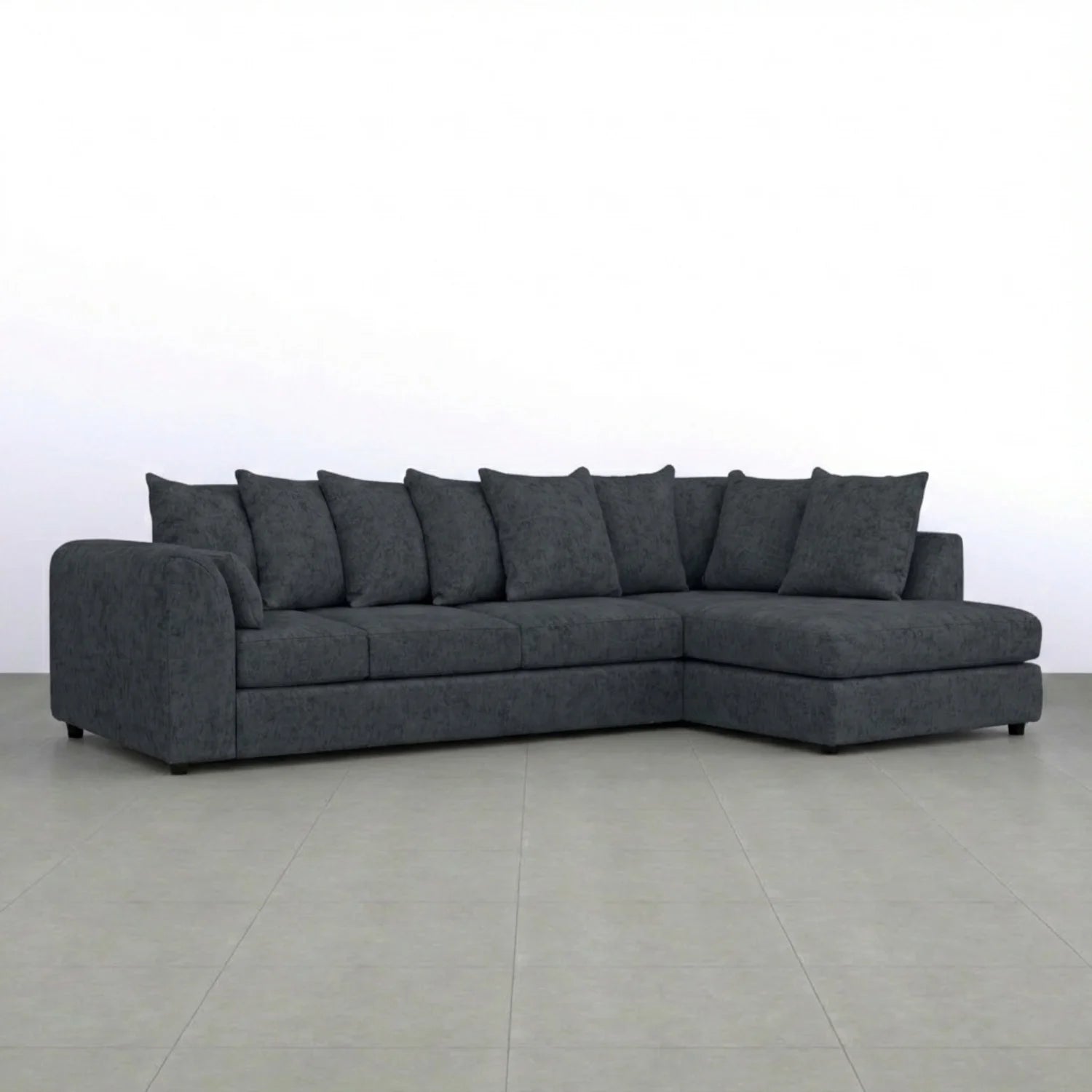 XL Right Hand Facing Dark Grey