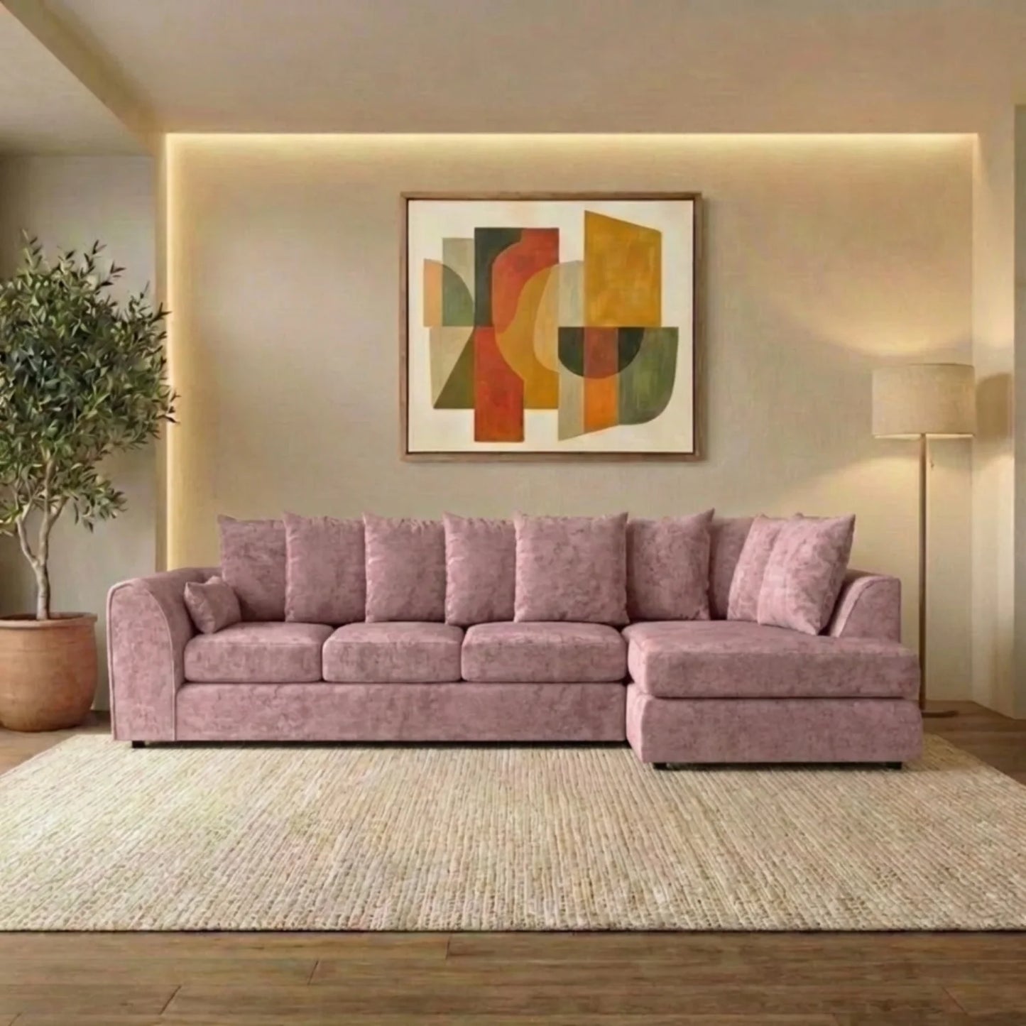 XL Right Hand Facing Pink