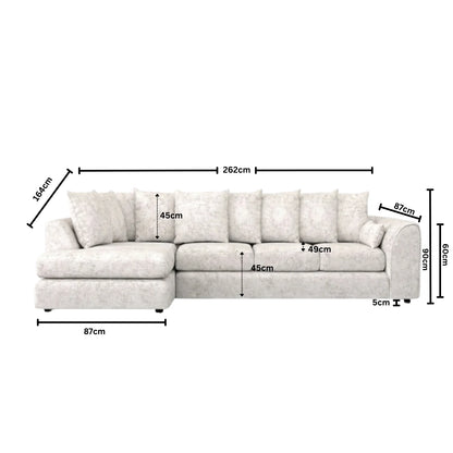 XL Left Hand Facing Cream