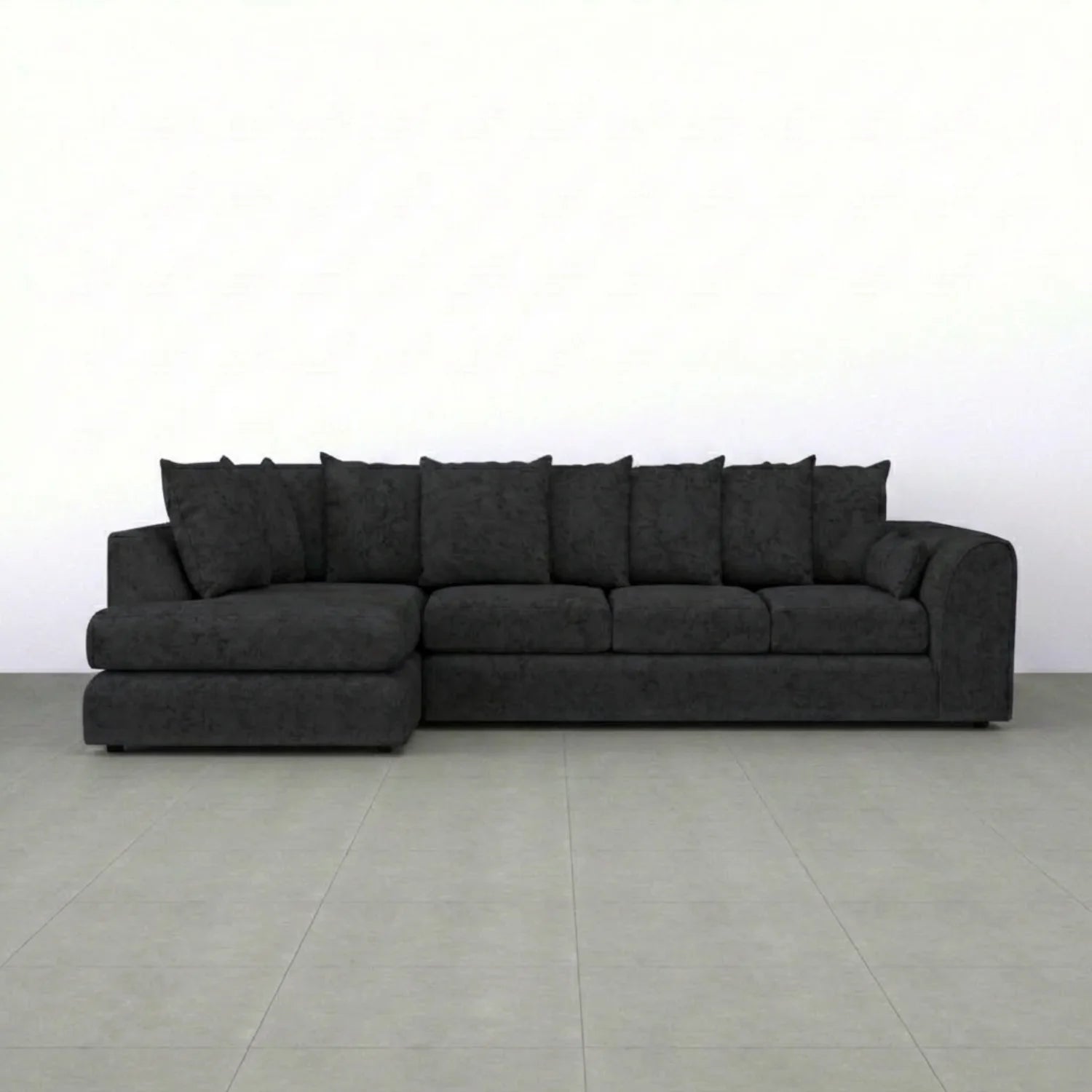 XL Left Hand Facing Black