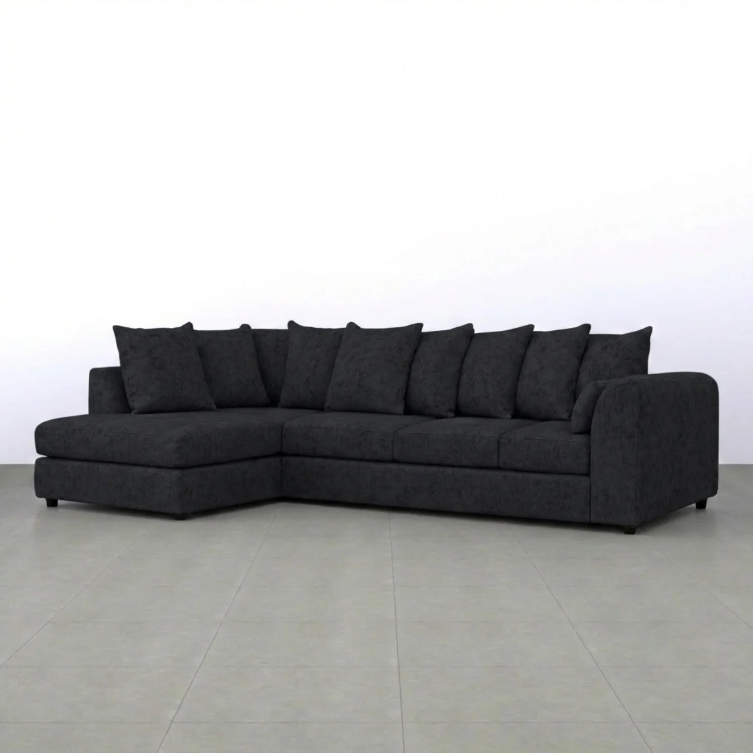 XL Left Hand Facing Black