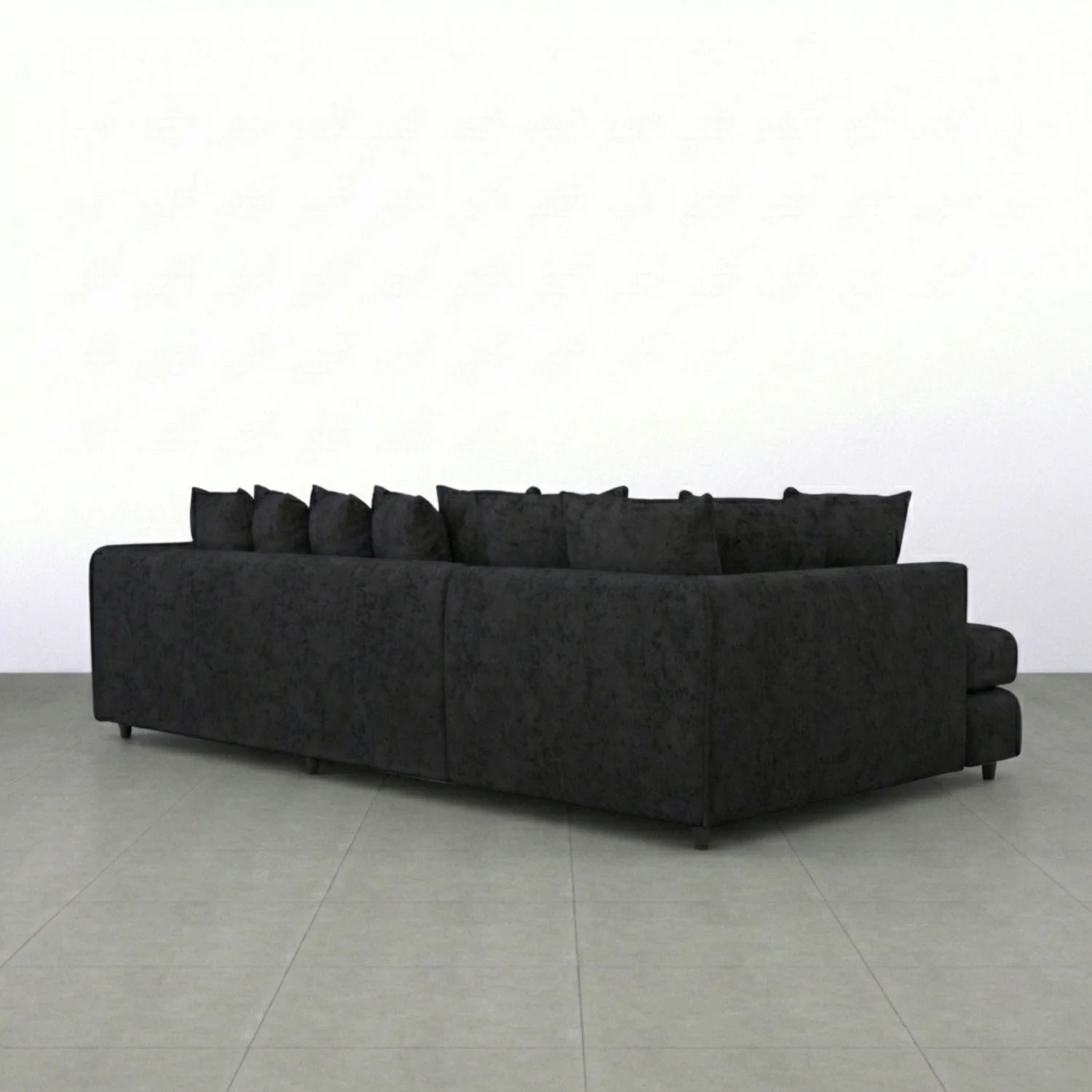 XL Left Hand Facing Black