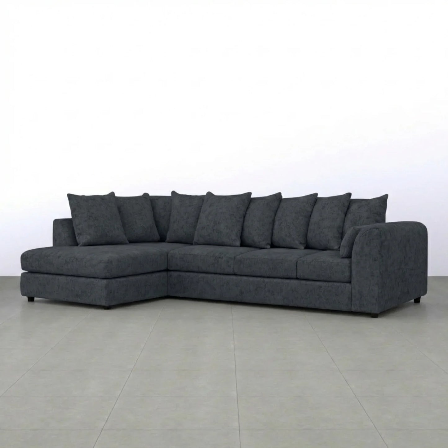 XL Left Hand Facing Dark Grey