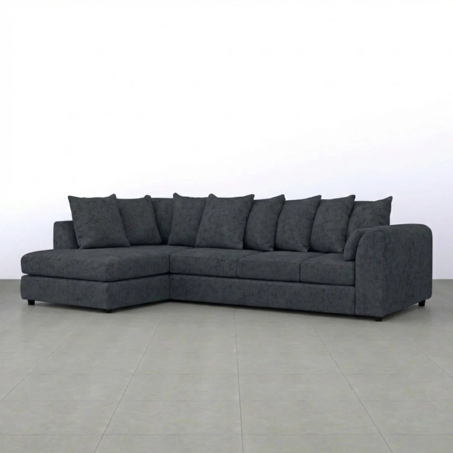 XL Left Hand Facing Dark Grey