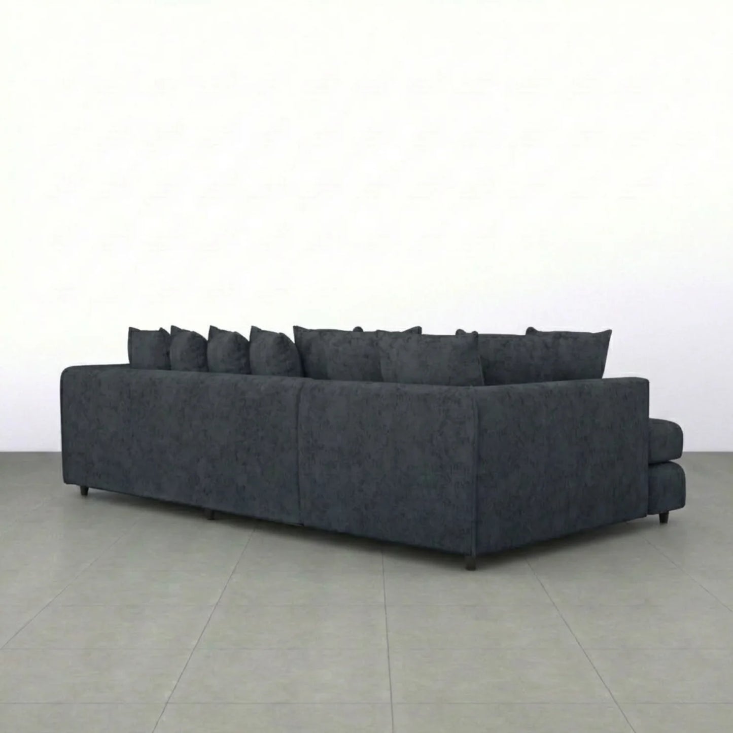 XL Left Hand Facing Dark Grey